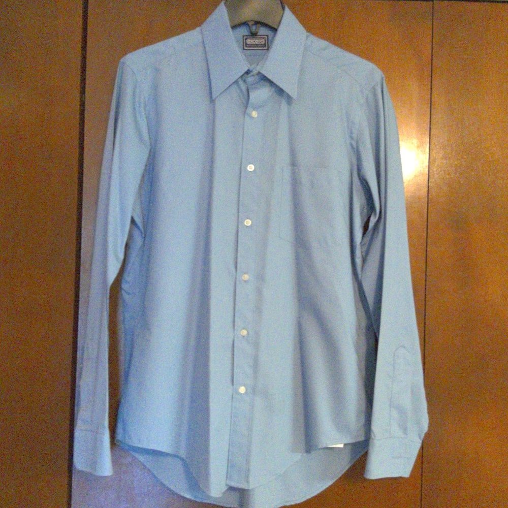 Men’s 15.5/35 long-sleeve button down shirt Retro Vintage